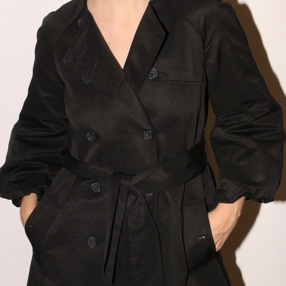 NWOT Black 2008 Michael Kors Bubble Sleeve Coat